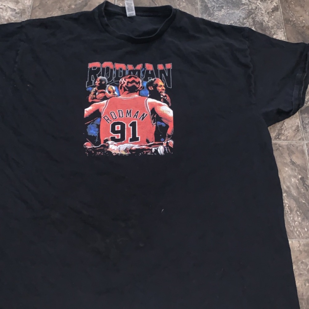 Dennis Rodman graphic tee
